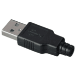 کانکتور نری USB A کاور دار