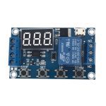 ماژول تایمر با ولتاژ 6 الی 30 ولت قابل تنظیم همراه با رله و نمایشگر