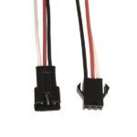 کانکتور بین راهی SM سیمدار 3 پین نری و مادگی 30 سانتی