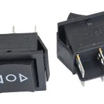 کلید راکر بزرگ سه حالته 6 پین 16 آمپر 25*31 برند DAIER