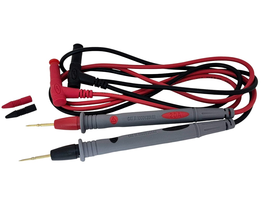 Measuring-Probe-Wire-Extra-Pointed-Probe-Fine-Pointed-1000V-20A-Gold-Plated-Needle-Probe-Multimeter پراب مولتی متر سوزنی 20 آمپر 1000 ولت - تصویر 1