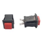 شستی فشاری مربعی قرمز