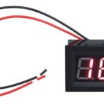 ماژول ولت متر دیجیتال 4.5 تا 30 ولت DC رنگ قرمز ۲ سیم