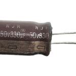خازن الکترولیت 330 میکرو فاراد 50 ولت elna