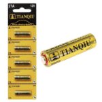 باتری ریموت آلکالاین 12 ولت سایز 27A تیان کیو TIANQIU 12V 27A