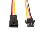 کانکتور بین راهی SM سیمدار 4 پین نری و مادگی 30 سانتی