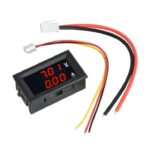 ماژول ولت متر آمپرمتر DC روپنلی ۰ تا ۱۰۰ ولت 10 آمپر قرمز