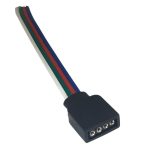 کانکتور RGB ماده 4 پین سیم دار