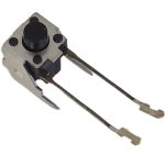 تک سویچ دو پایه 6X6X9 رایت مشکی با هولدر